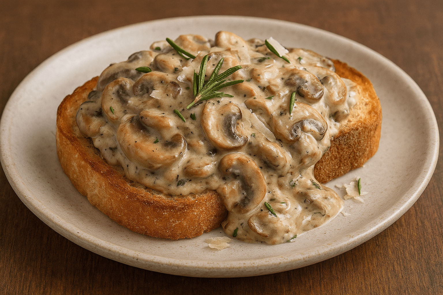 Mushrooms on Toast